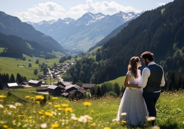 Hochzeitsfotografie-Services und Preise in Vorarlberg, Österreich